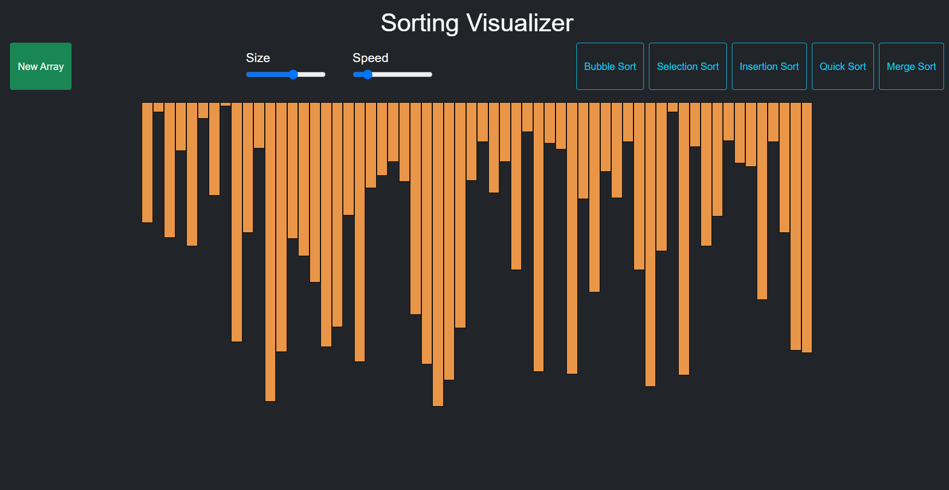 Sorting Visualizer Project